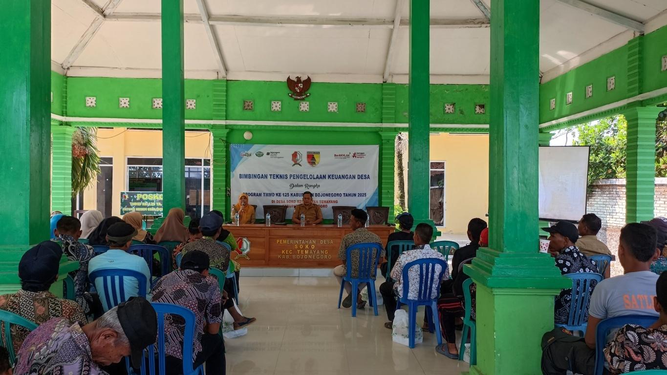 Bimbingan Teknis Pengelolaan Keuangan Desa di Bojonegoro, Bagian dari Program TMMD ke-125 Tahun 2025